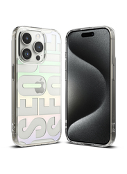 Ringke Fusion Design Case Compatible with iPhone 15 Pro Anti-Scratch Minimal Yellowing Clear Hard Back Shockproof Bumper Phone Cover -  Designed for iPhone 15 Pro  - Seoul